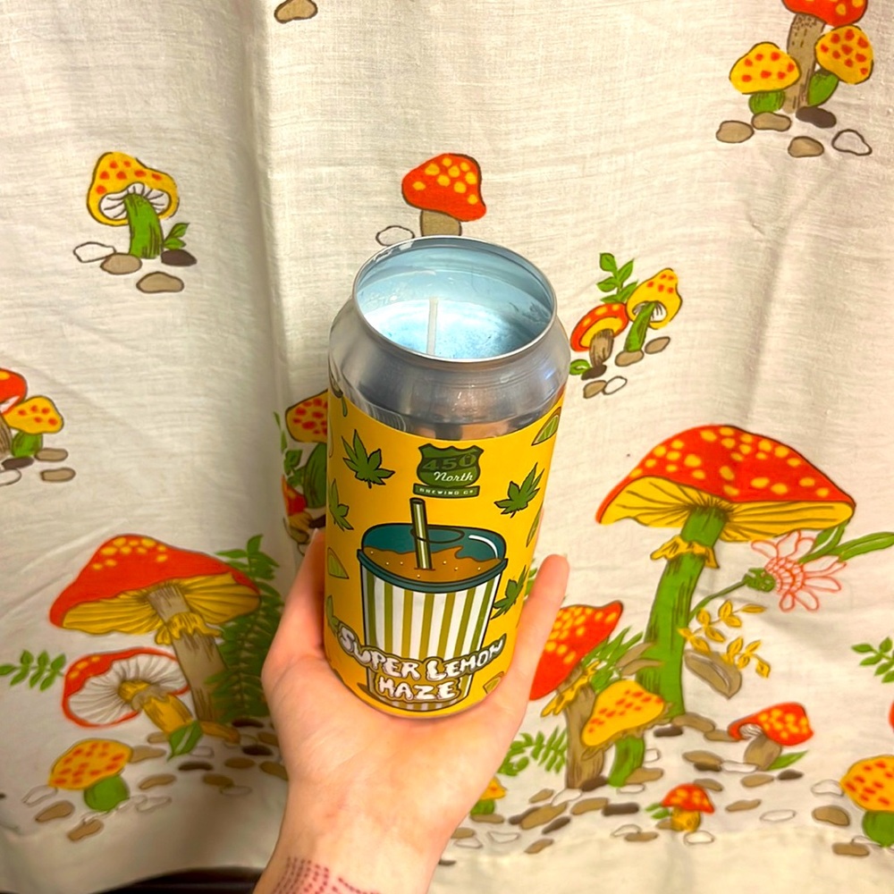 Handmade Candle in Beer Can